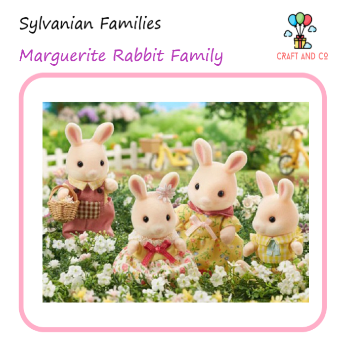 La chasse aux œufs des frères et sœurs lapin marguerite - sylvanian families  - 5691 Sylvanian Families